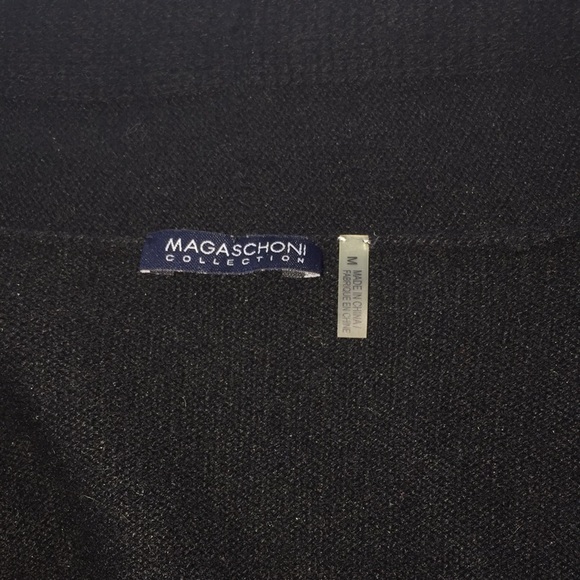 Magaschoni Black Cashmere Cardigan - Picture 4 of 5